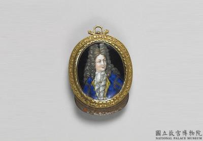 图片[2]-Flint case inlaid with European painted enamel portraits, Qing dynasty (1644-1911)-China Archive